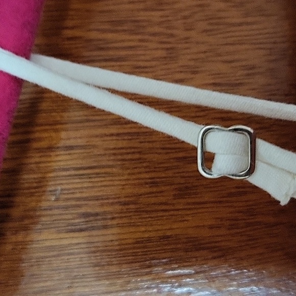 NWT Colcci Jeanswear Cream Embroidered HI/LOW Spagetti Strap Dress Womens Size L - Picture 6 of 16